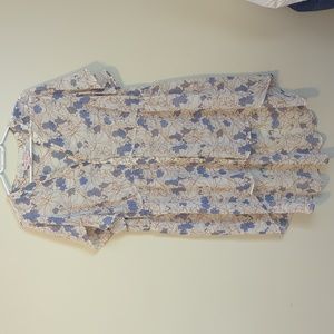 Women's Floral High-Low Blouse